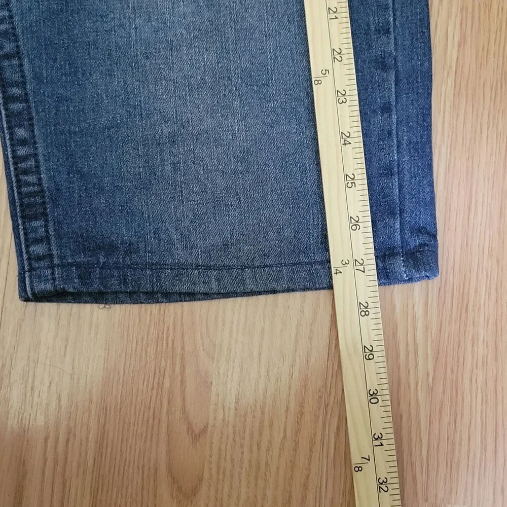 True Religion Mens Denim Shorts Sz 34 Blue‎ Jean Medium Wash Whiskers